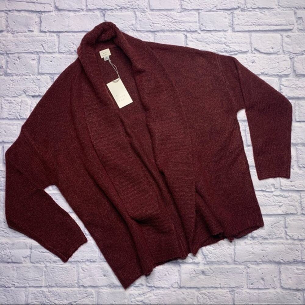 A New Day Cardigan in Burgundy